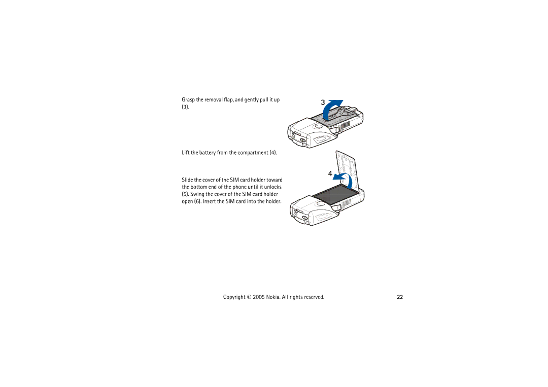 Nokia 5140I manual Copyright 2005 Nokia. All rights reserved 