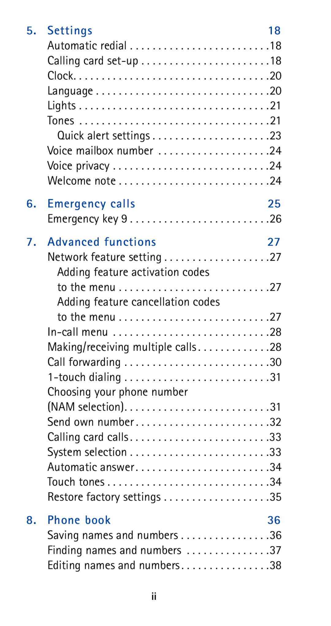 Nokia 5160 owner manual Emergency calls 