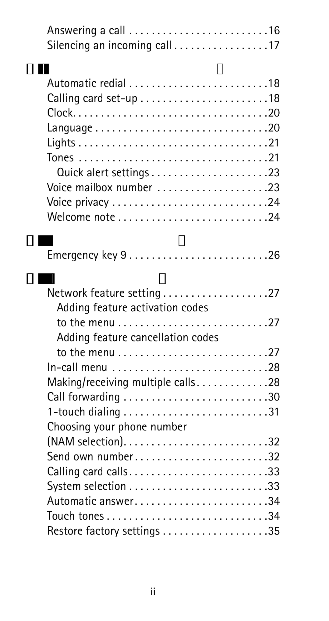 Nokia 5160i manual Emergency calls 