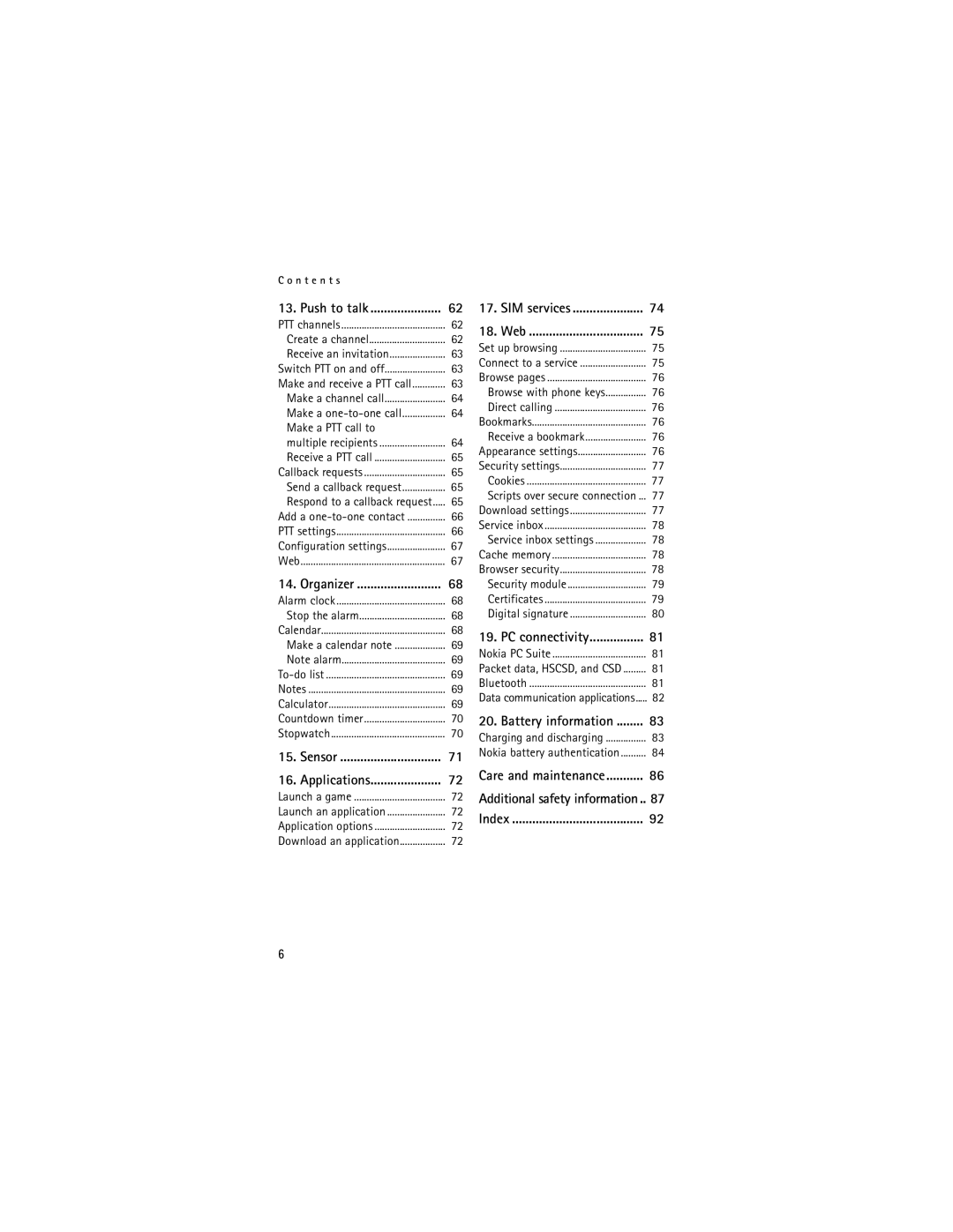 Nokia 5200 manual PC connectivity 