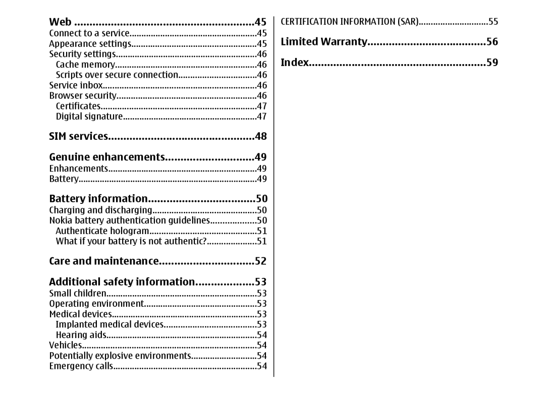 Nokia 5310 manual SIM services Genuine enhancements 