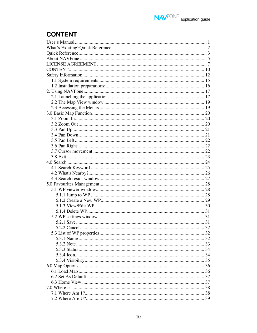 Nokia 60 user manual Content 