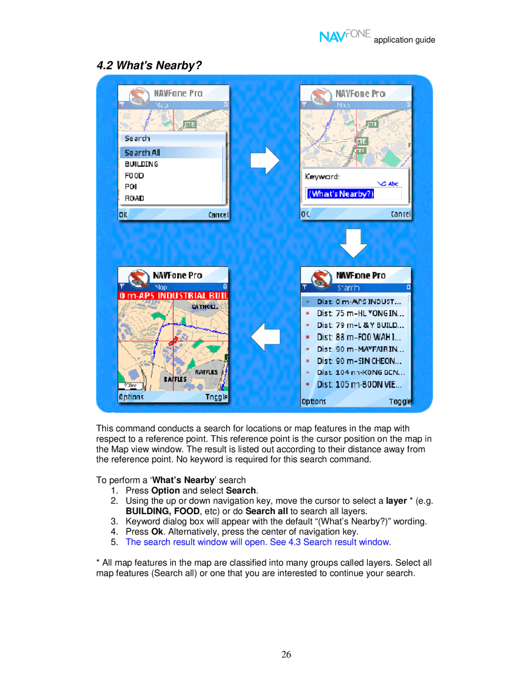 Nokia 60 user manual Whats Nearby? 