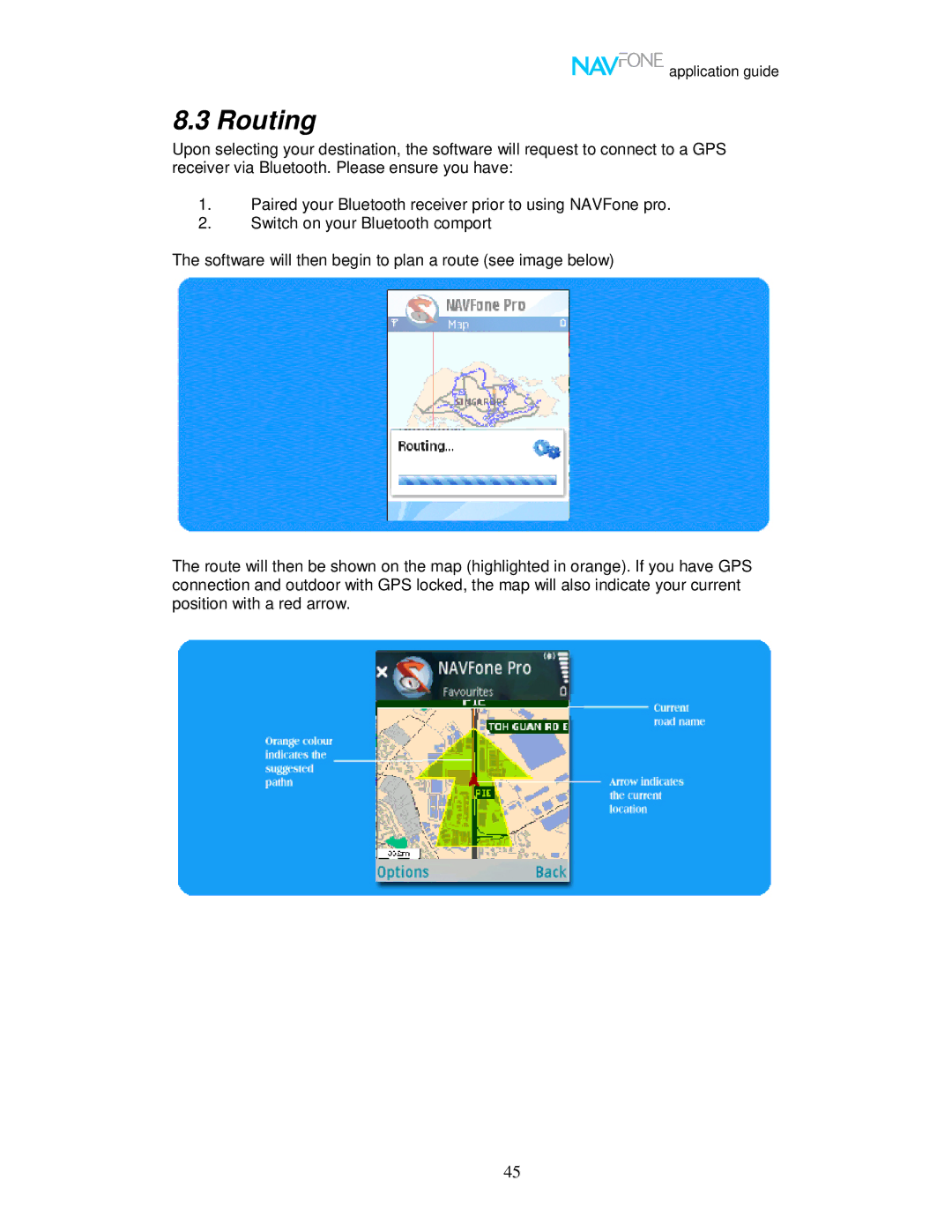 Nokia 60 user manual Routing 