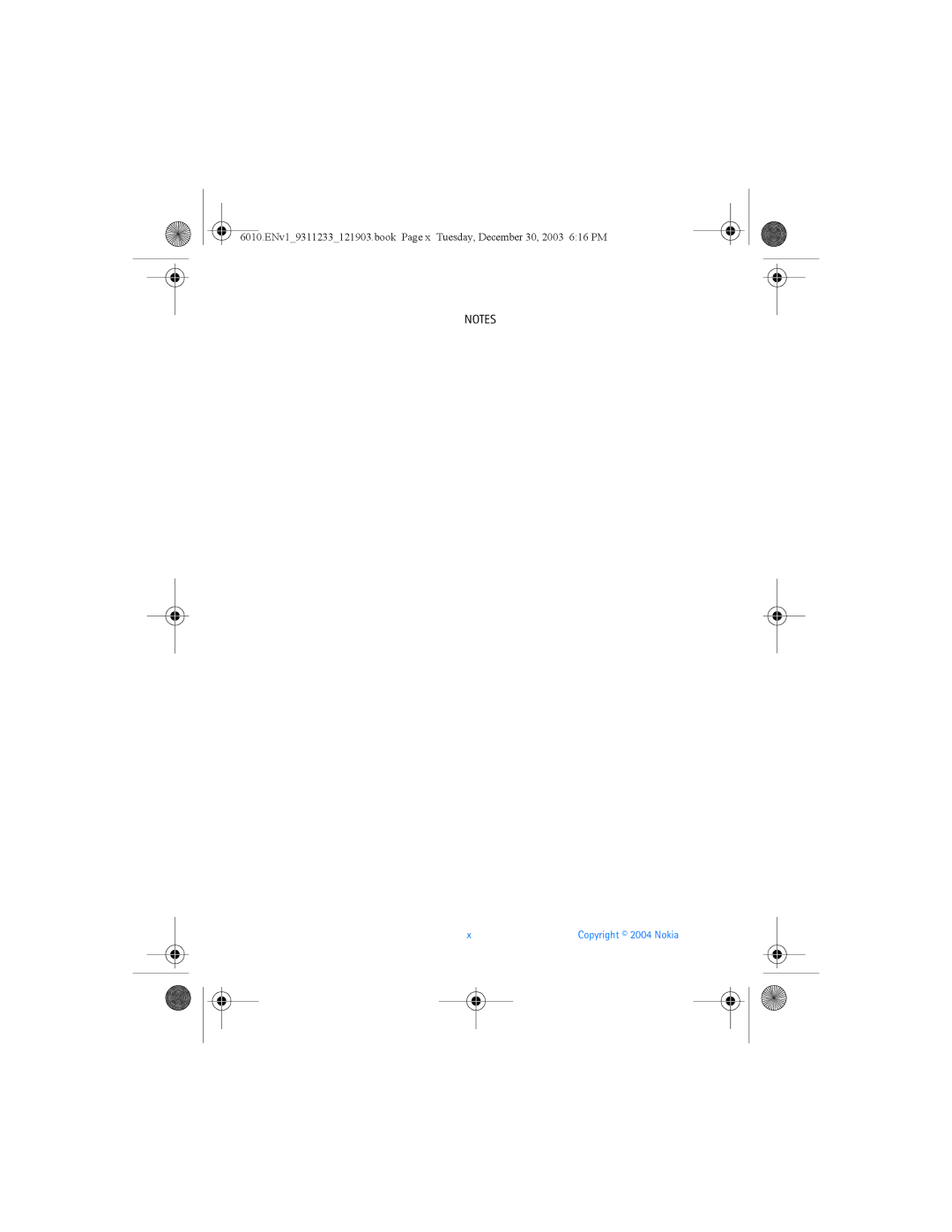 Nokia 6010 manual Copyright 2004 Nokia 