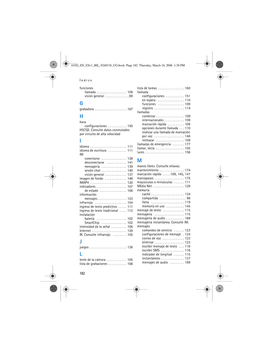 Nokia 6102i manual 182 