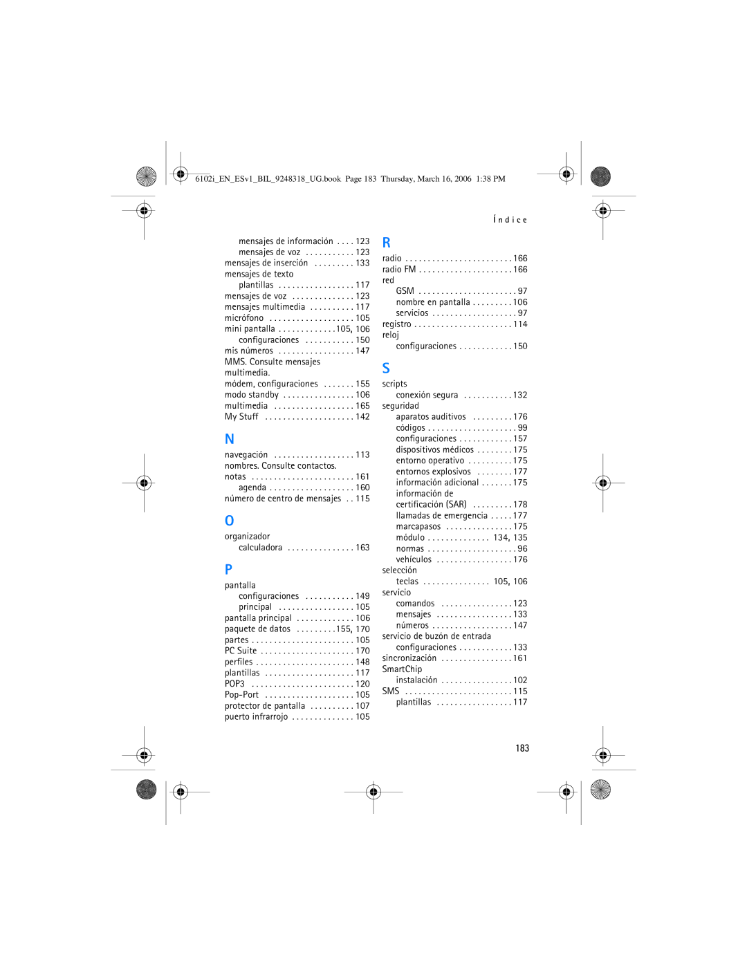 Nokia 6102i manual 183 