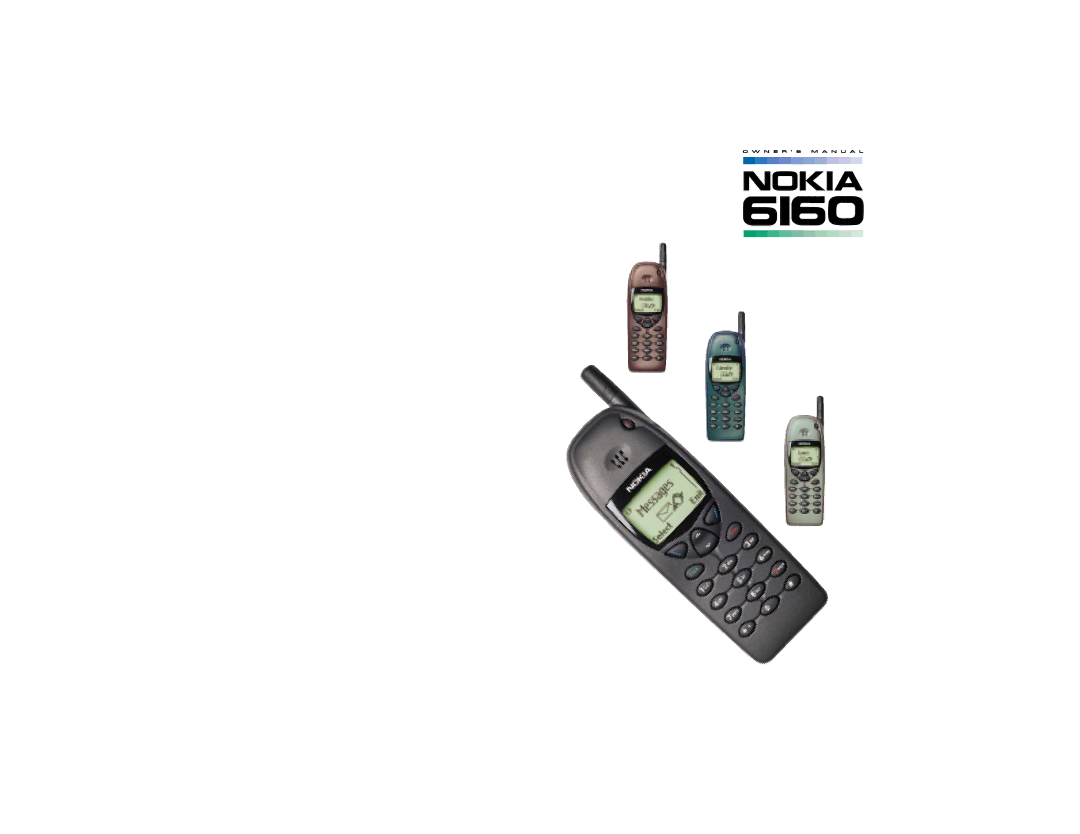 Nokia 6160 manual 