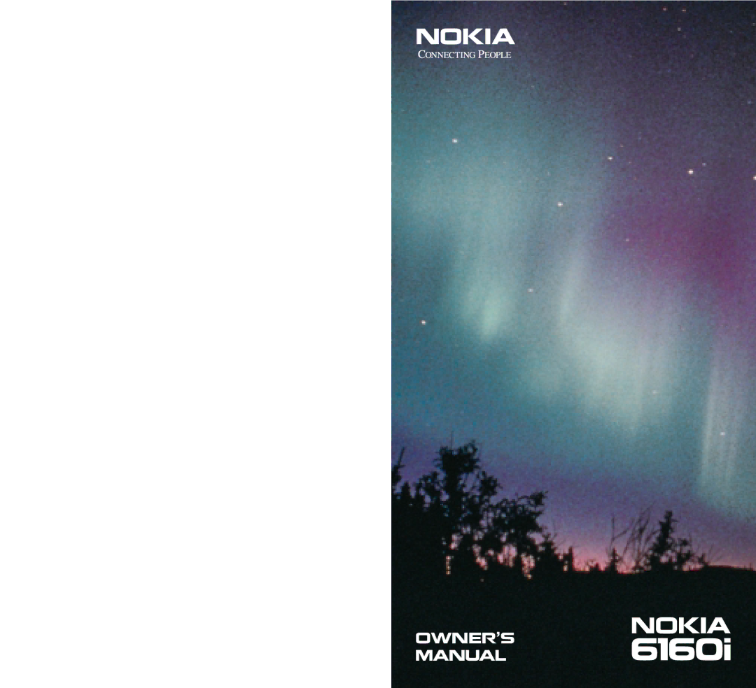 Nokia 6160i owner manual 