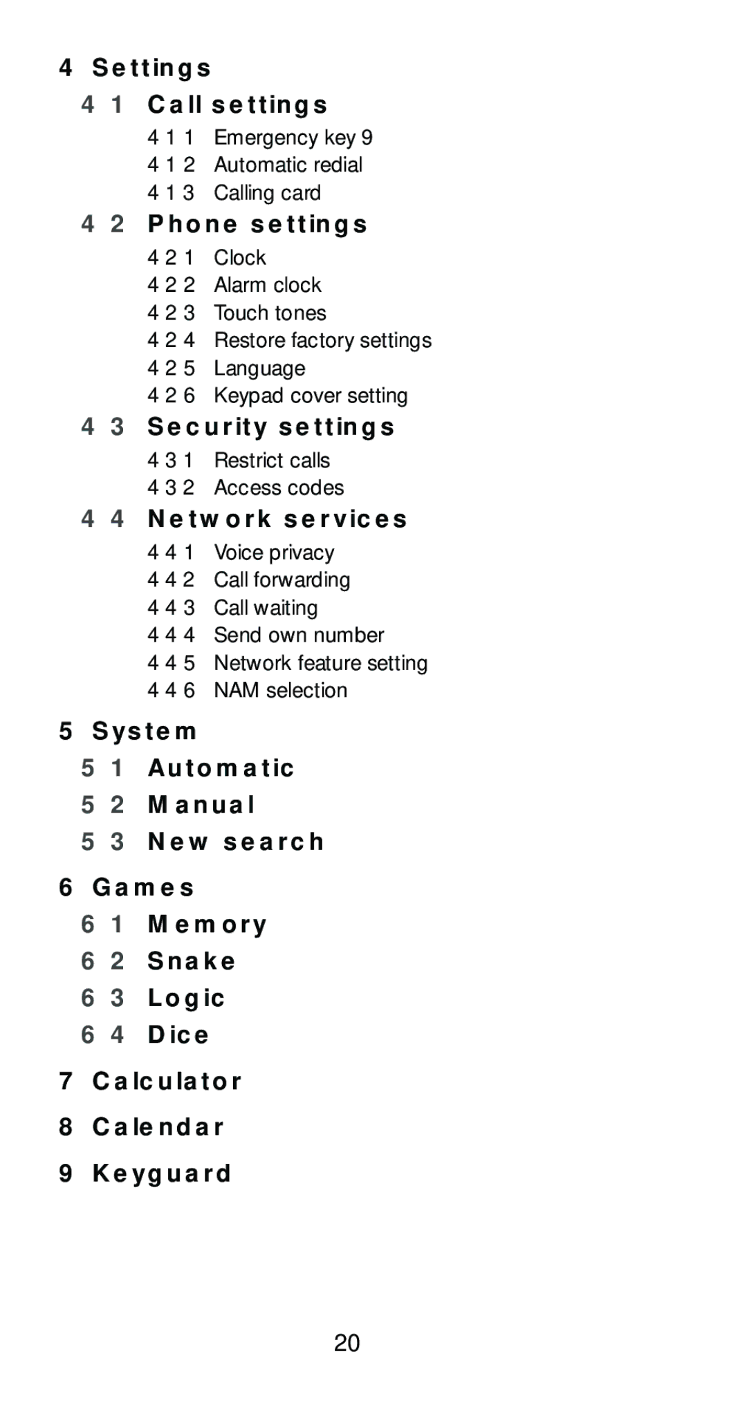 Nokia 6161 manual Dice 