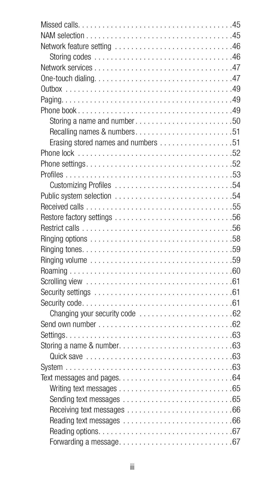 Nokia 6161i owner manual Iii 