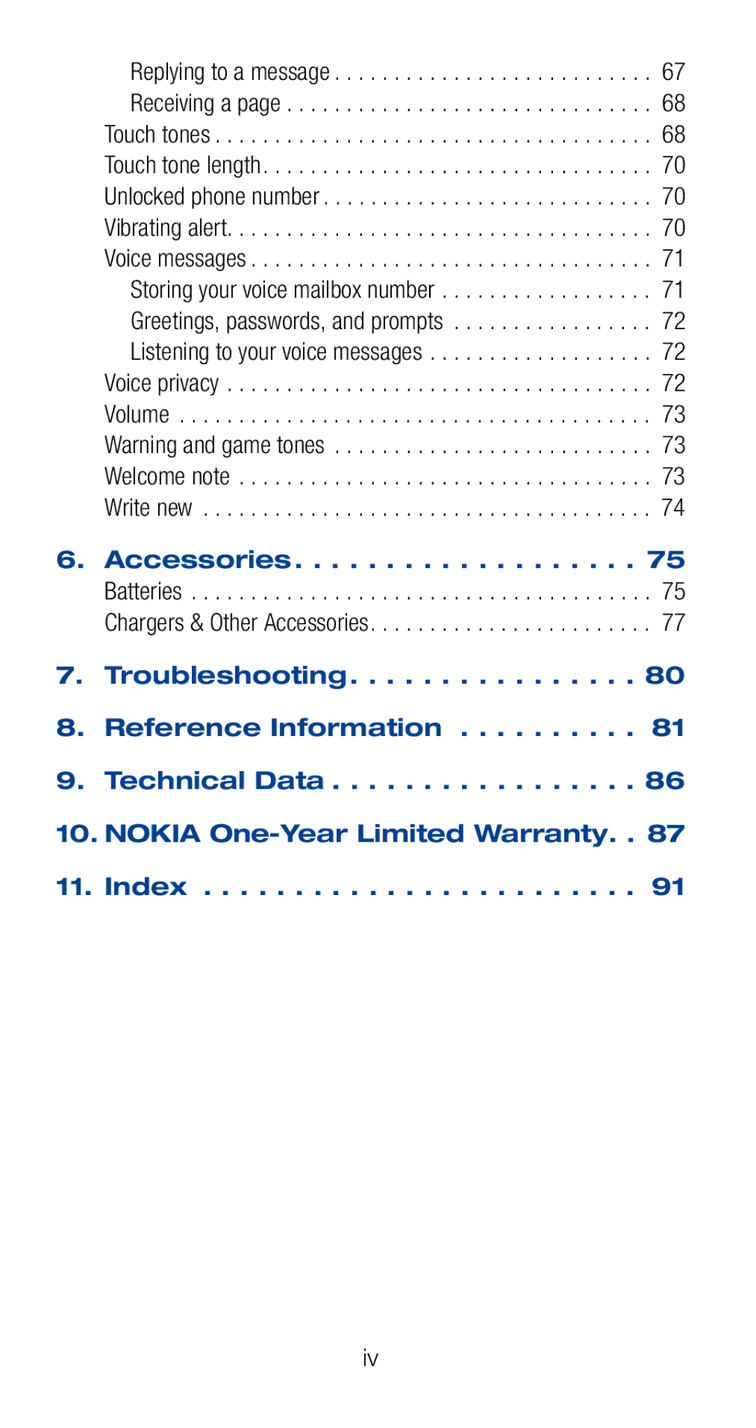 Nokia 6161i owner manual Accessories 