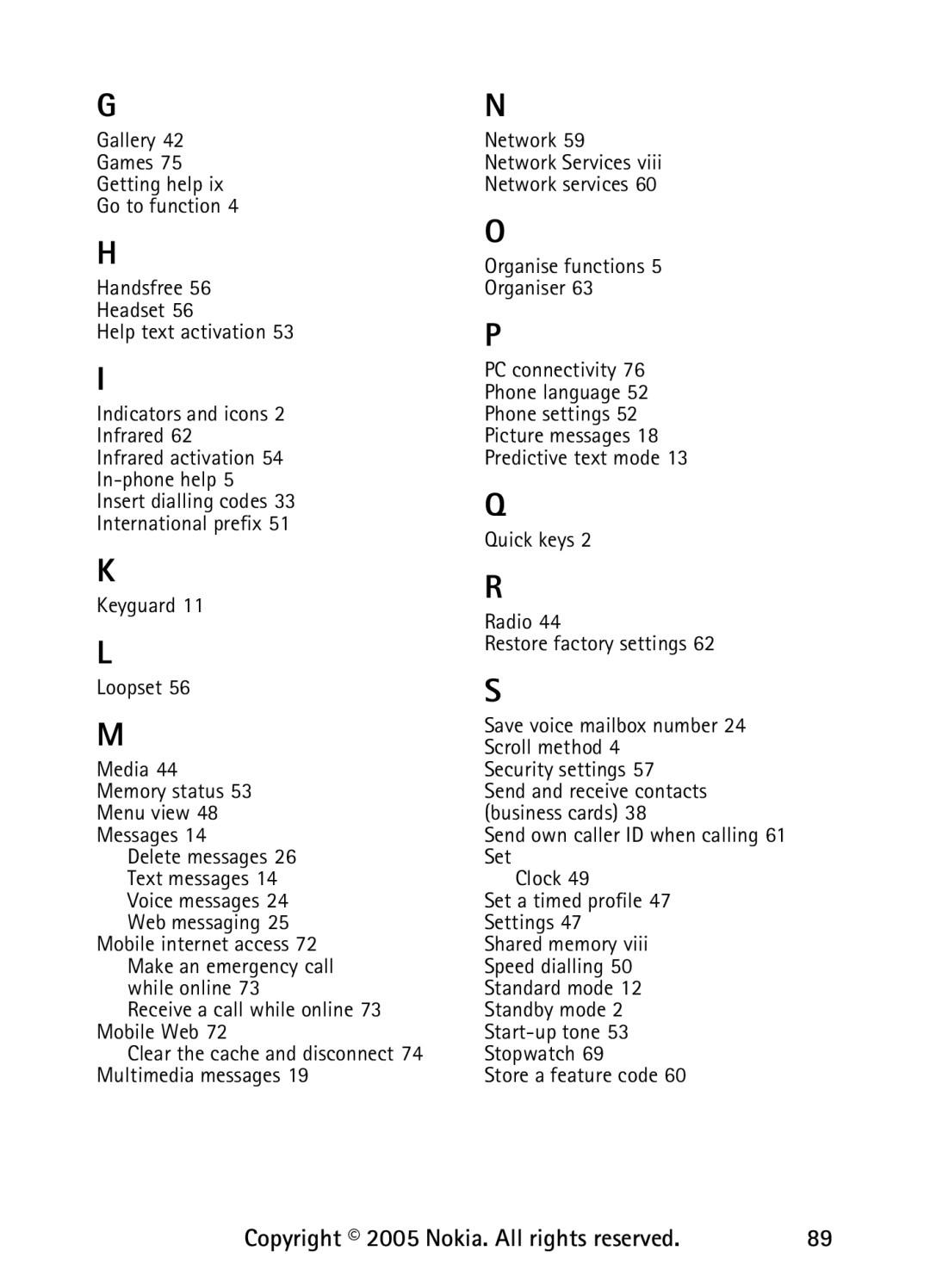 Nokia 6235 manual Store a feature code 