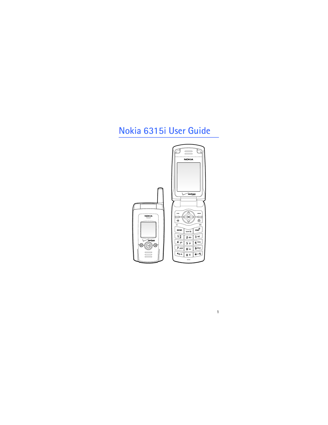 Nokia manual Nokia 6315i User Guide 