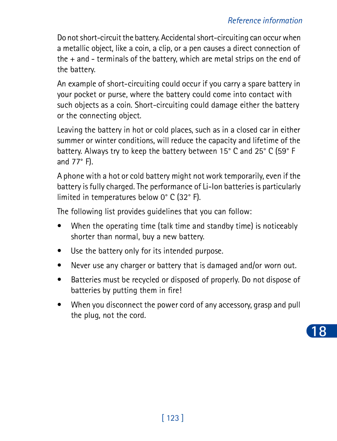 Nokia 6340 specifications Reference information 