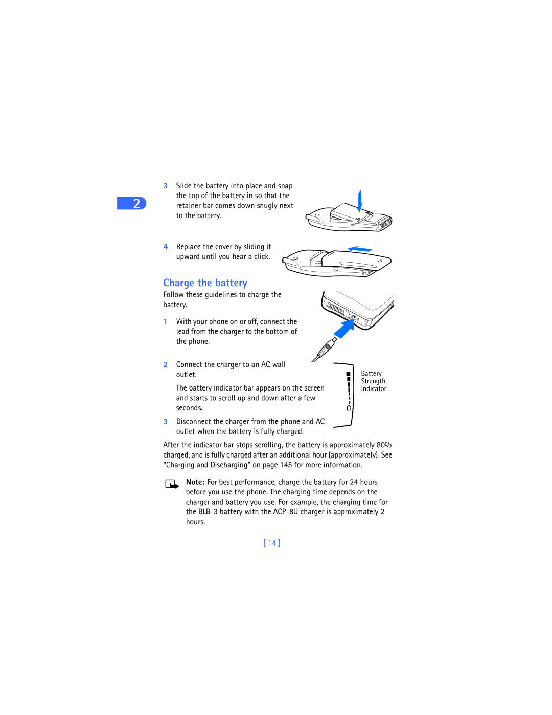 Nokia 6370 warranty Charge the battery, To the battery 