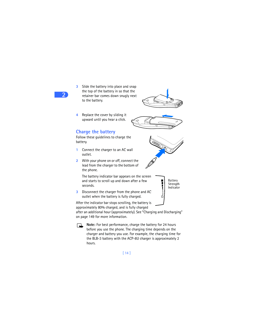 Nokia 6385 manual Charge the battery, To the battery 