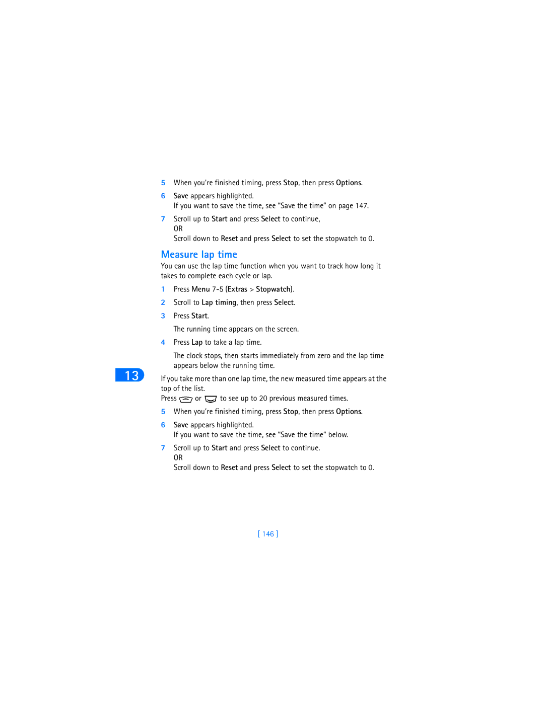 Nokia 6590i warranty Measure lap time, 146 