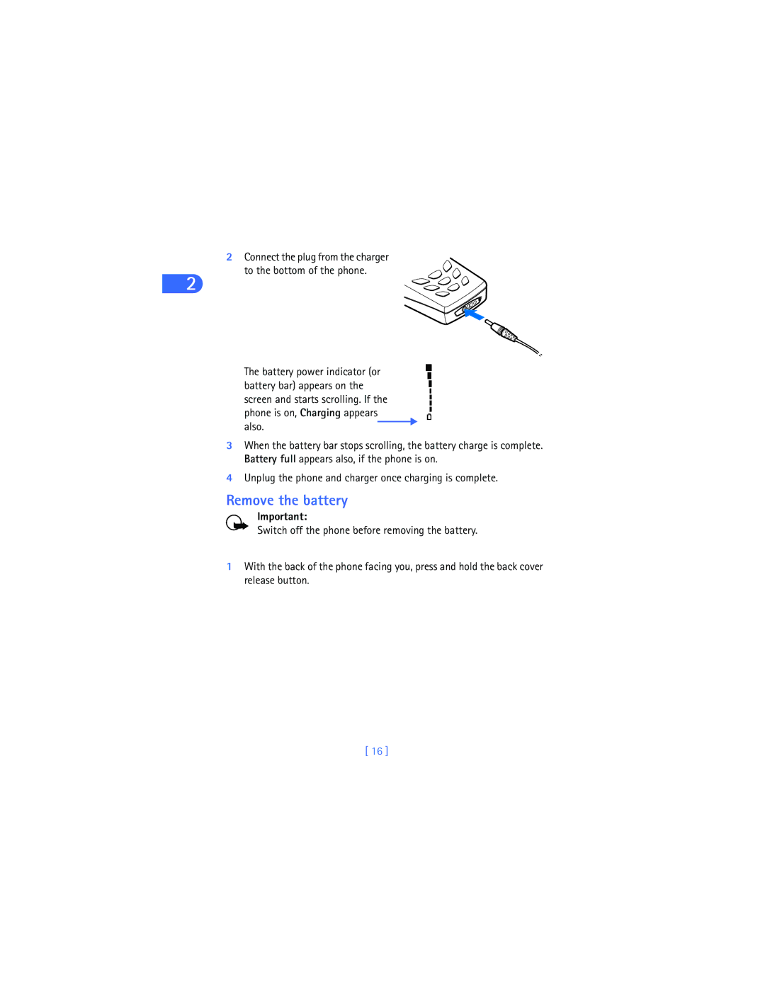 Nokia 6590i warranty Remove the battery 