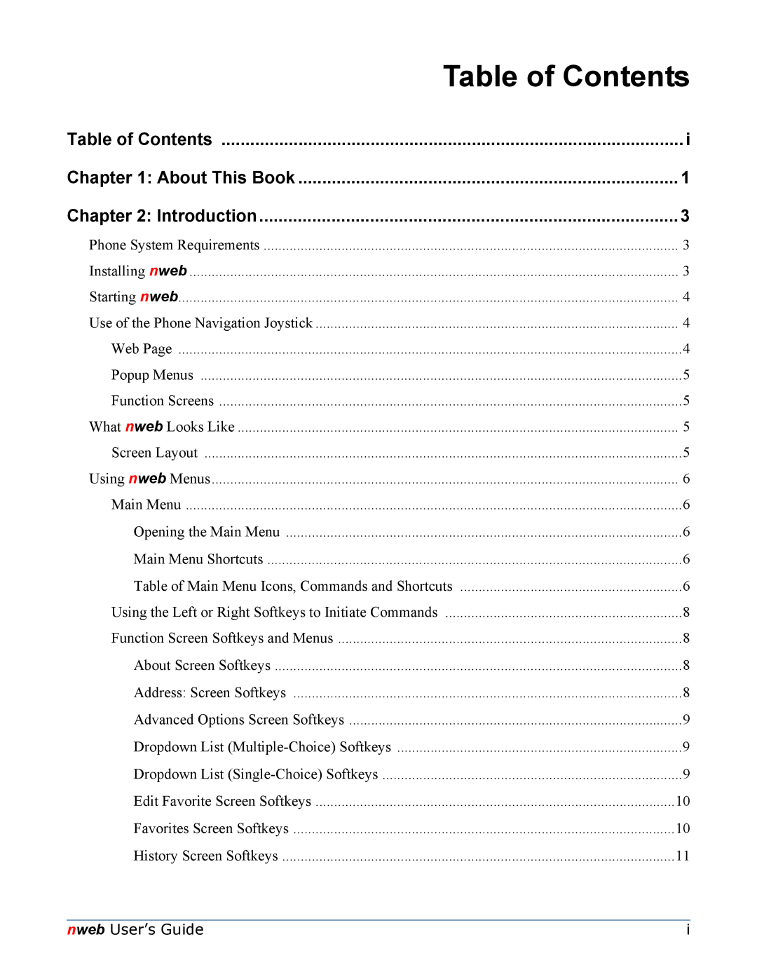 Nokia 6620 manual Table of Contents 