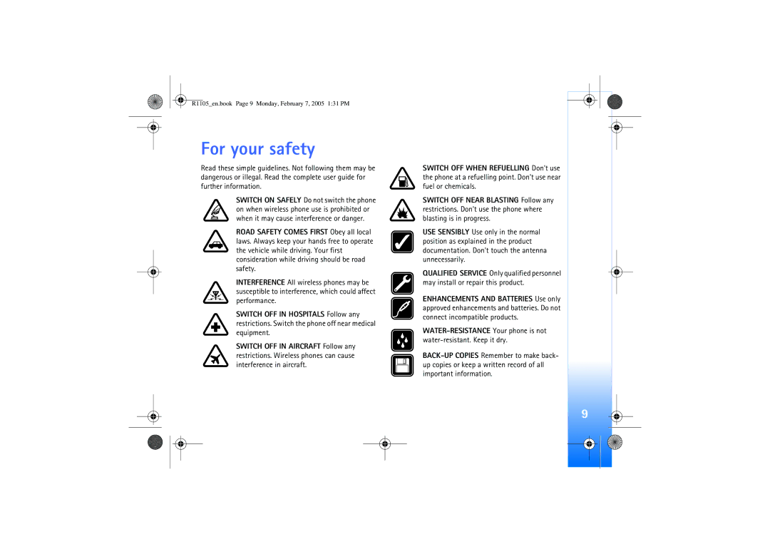 Nokia 6680 manual For your safety 