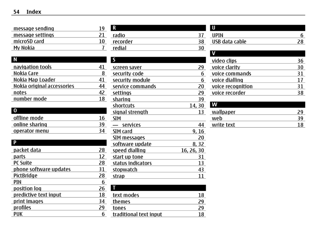 Nokia 6700 manual Pin 