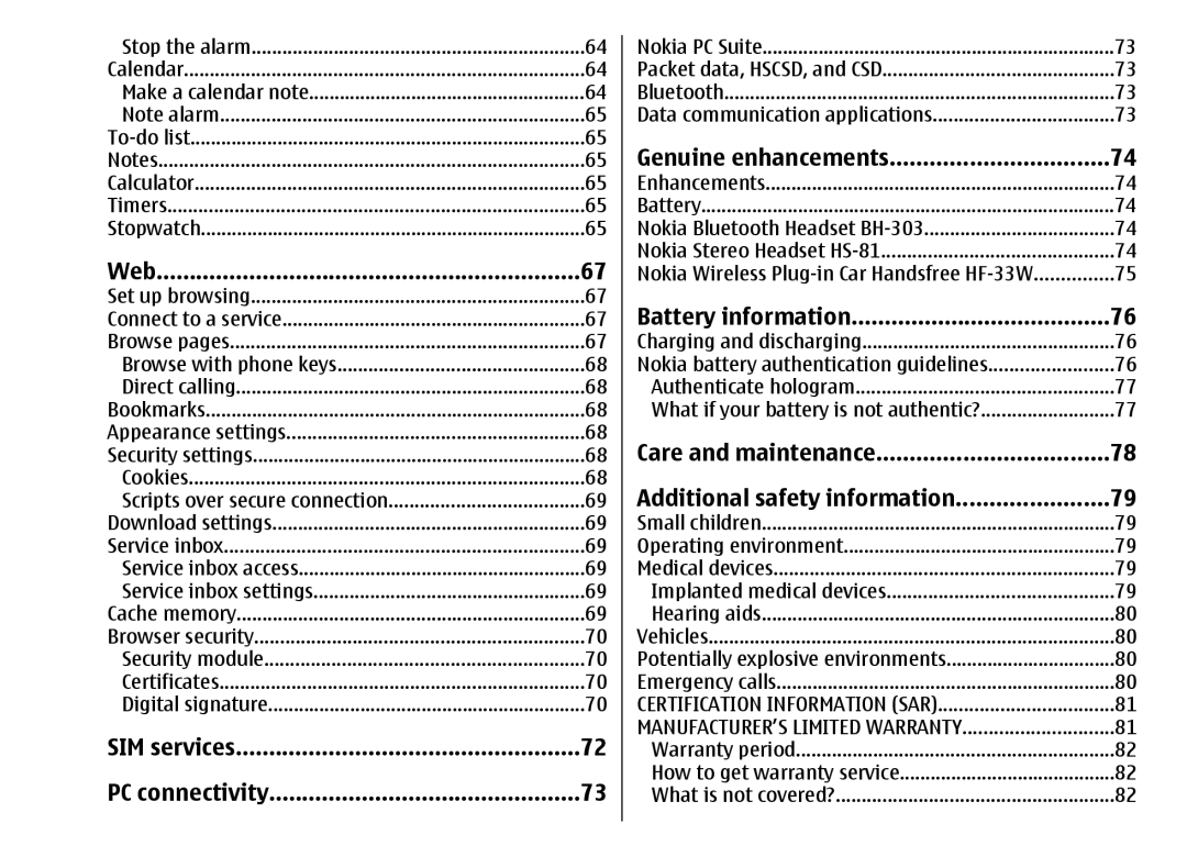 Nokia 7500 Prism manual SIM services PC connectivity 