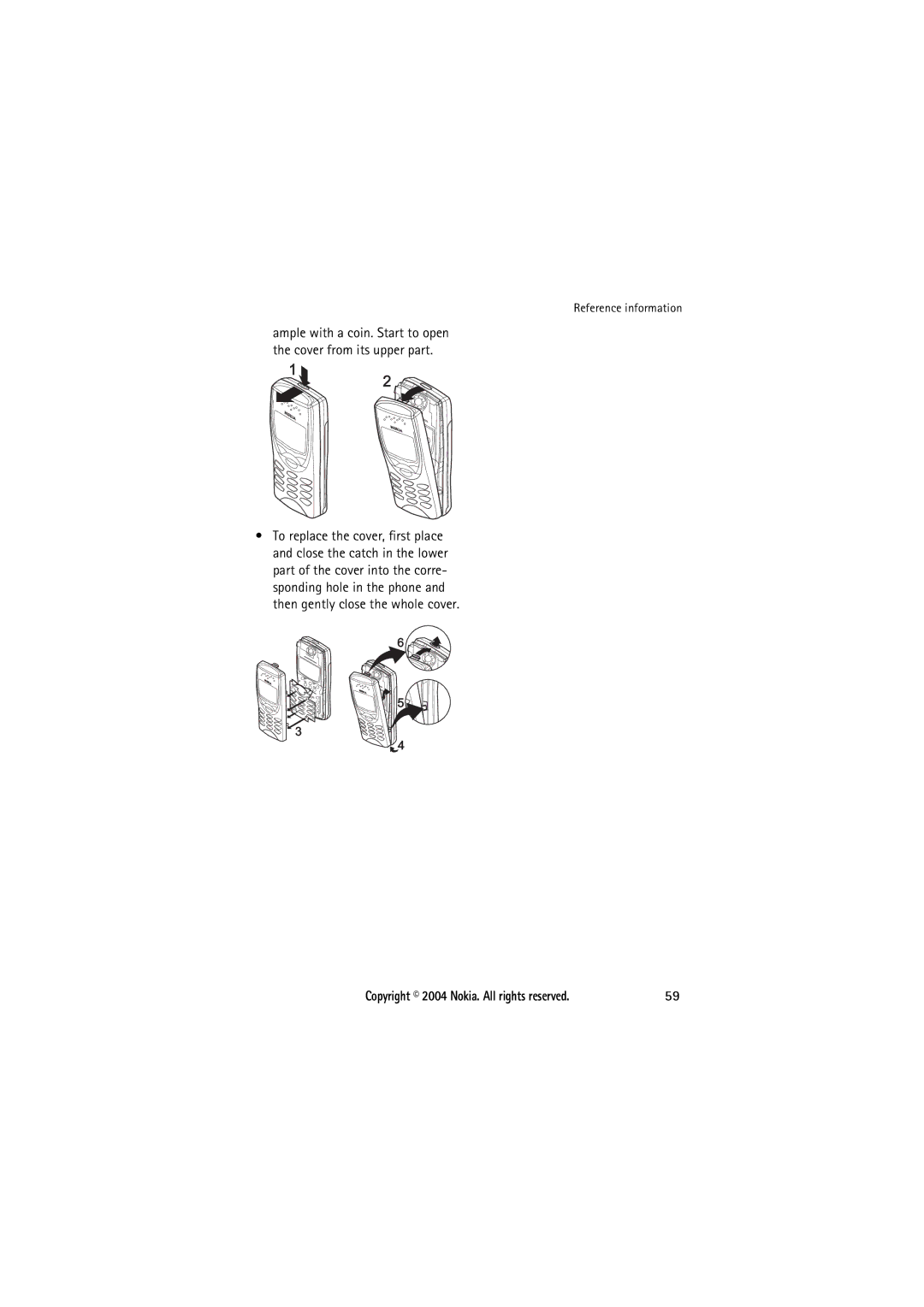 Nokia 8210 manual Copyright 2004 Nokia. All rights reserved 