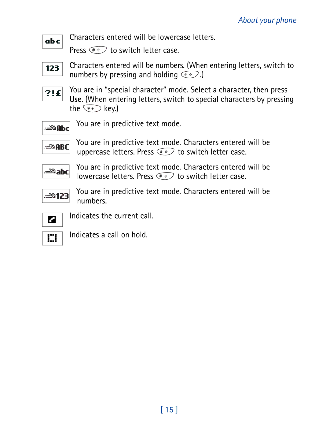 Nokia 8290 manual Numbers by pressing and holding 