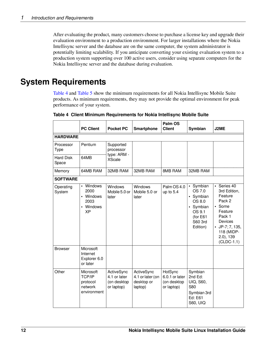 Nokia 8.5 manual System Requirements, Hardware 