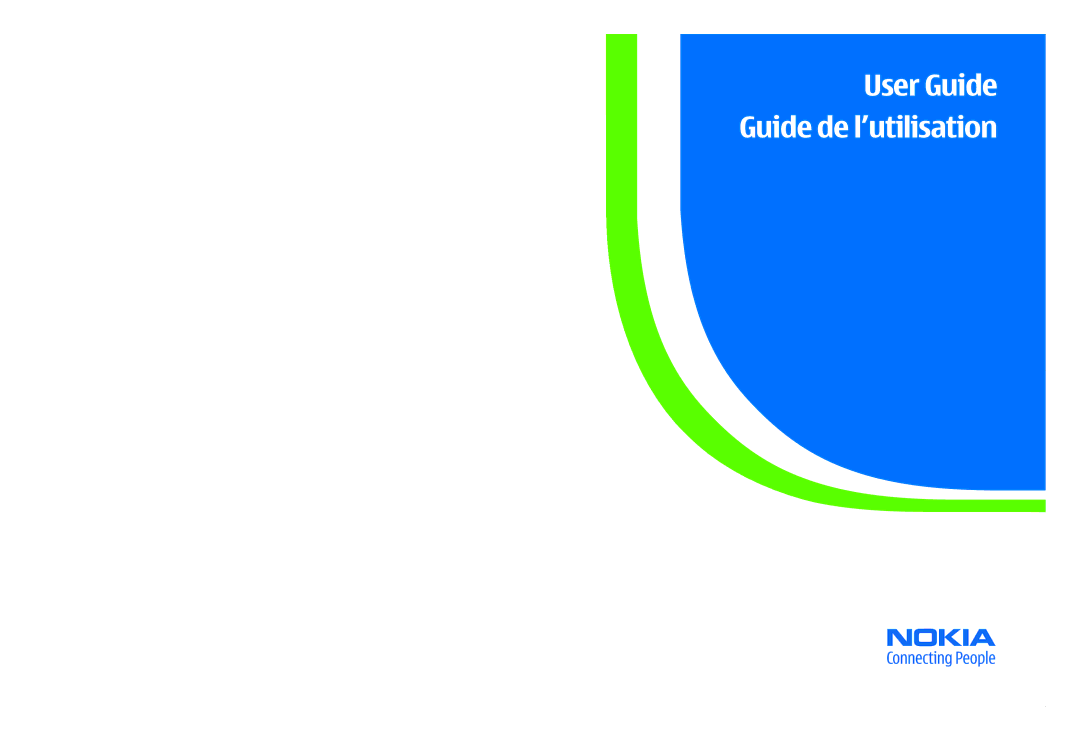 Nokia 8801, 8800 manual User Guide Guide de l’utilisation 