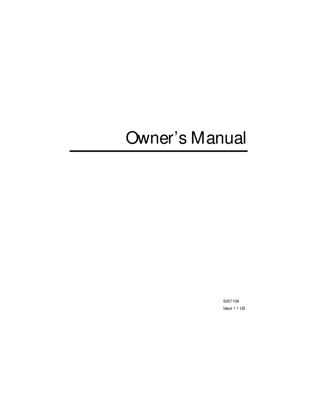 Nokia 9000i owner manual Issue 1.1 US 