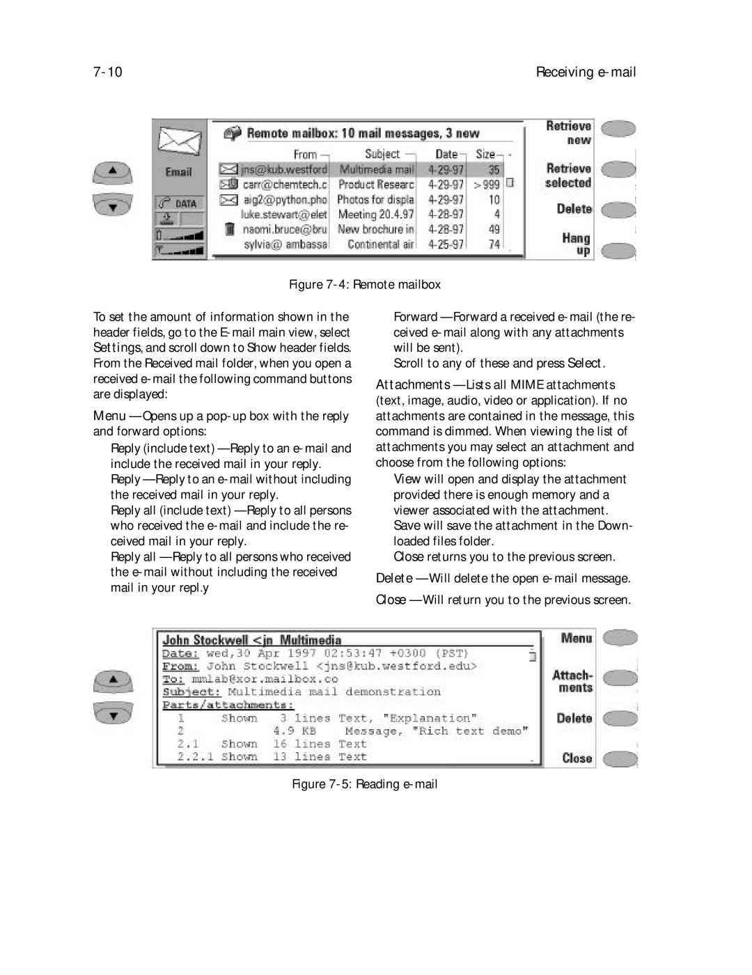 Nokia 9000il owner manual Remote mailbox 