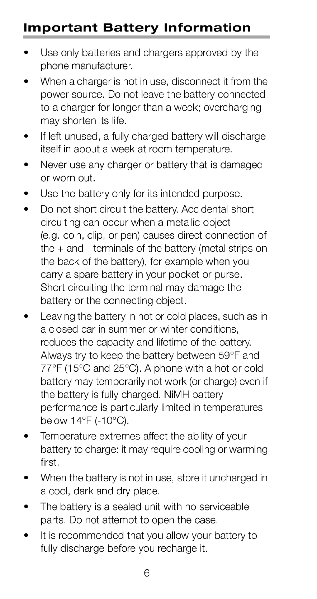 Nokia 918 owner manual Important Battery Information 