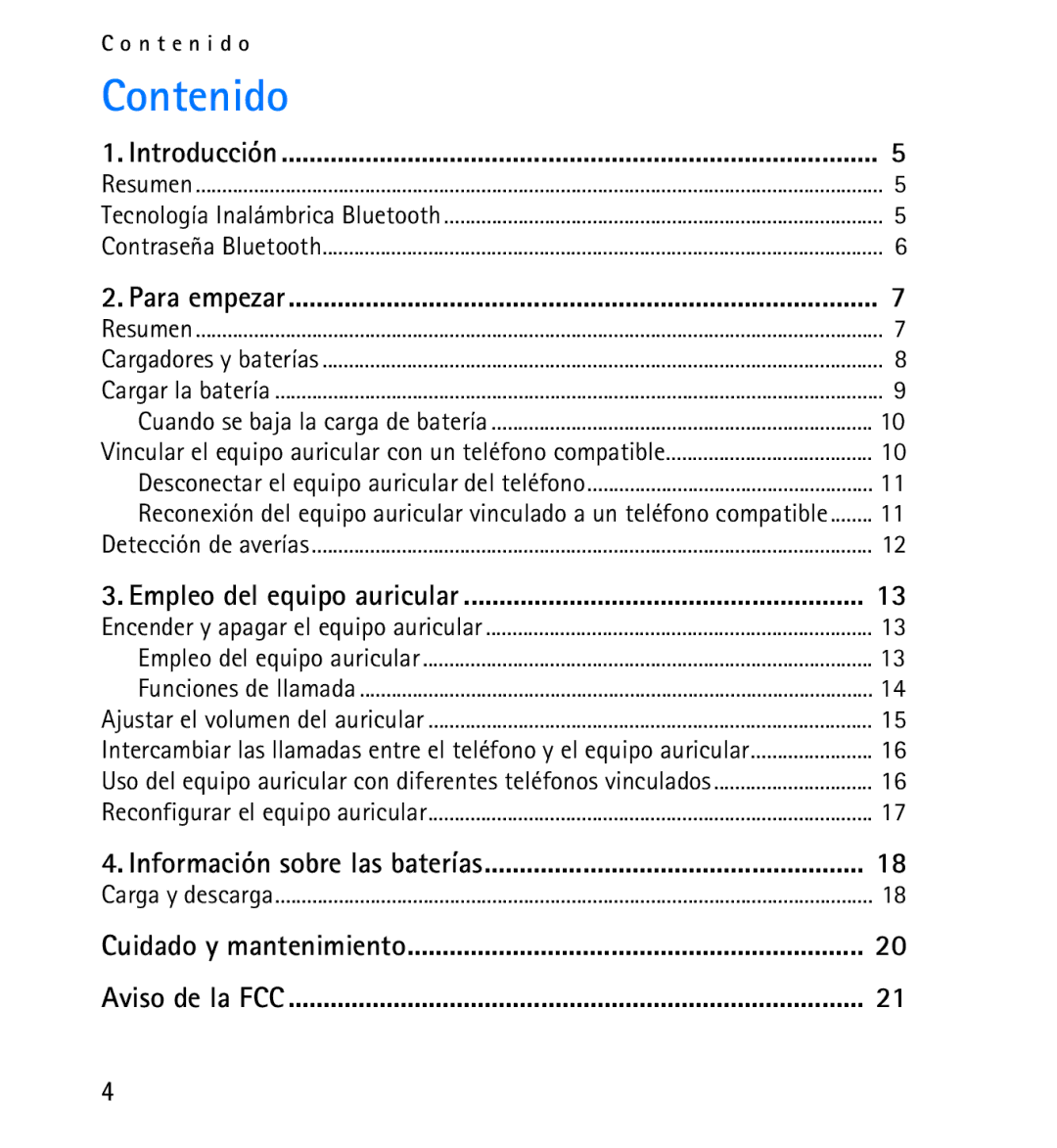 Nokia 9232254 manual Contenido 