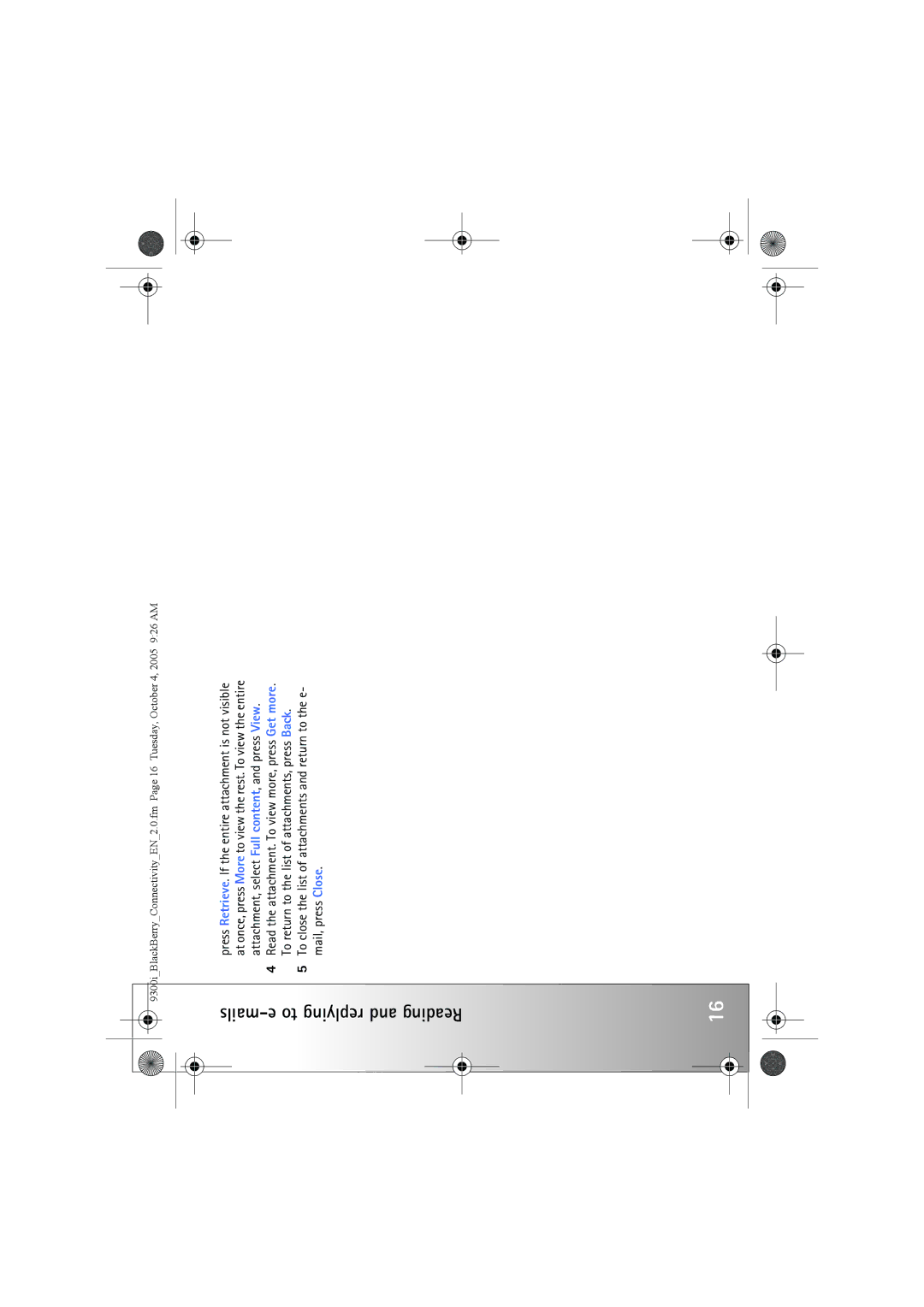 Nokia 9300i manual Reading and replying to e-mails 