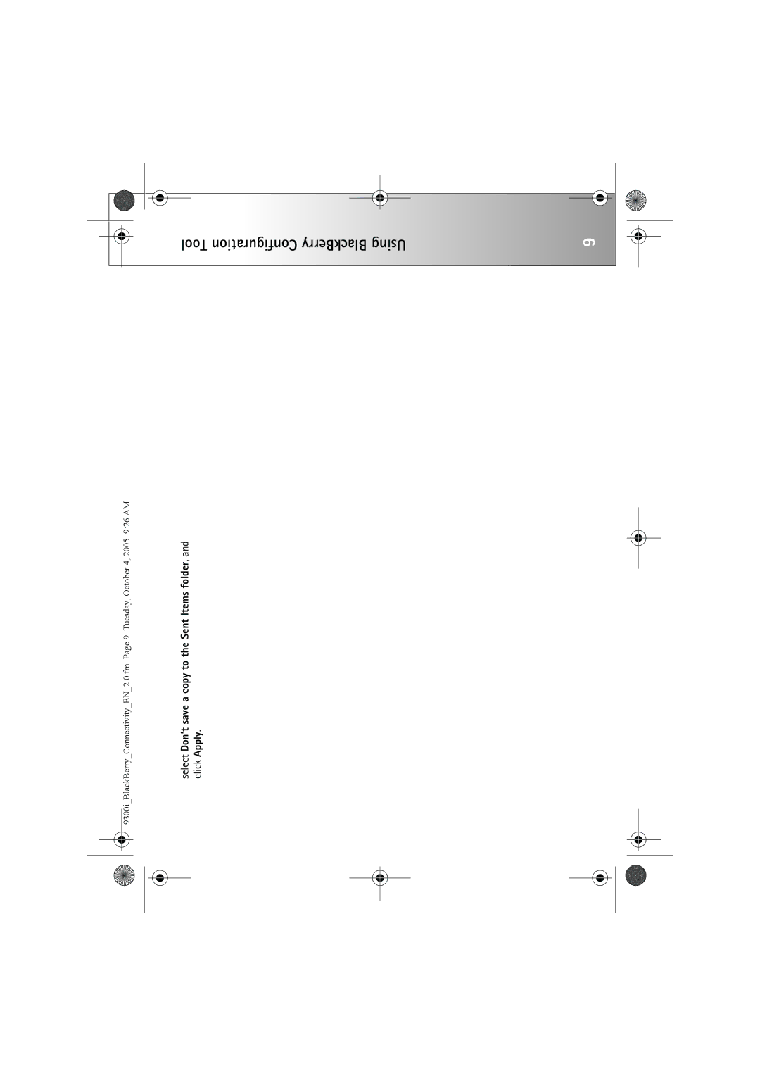 Nokia 9300i manual Using BlackBerry Configuration Tool 