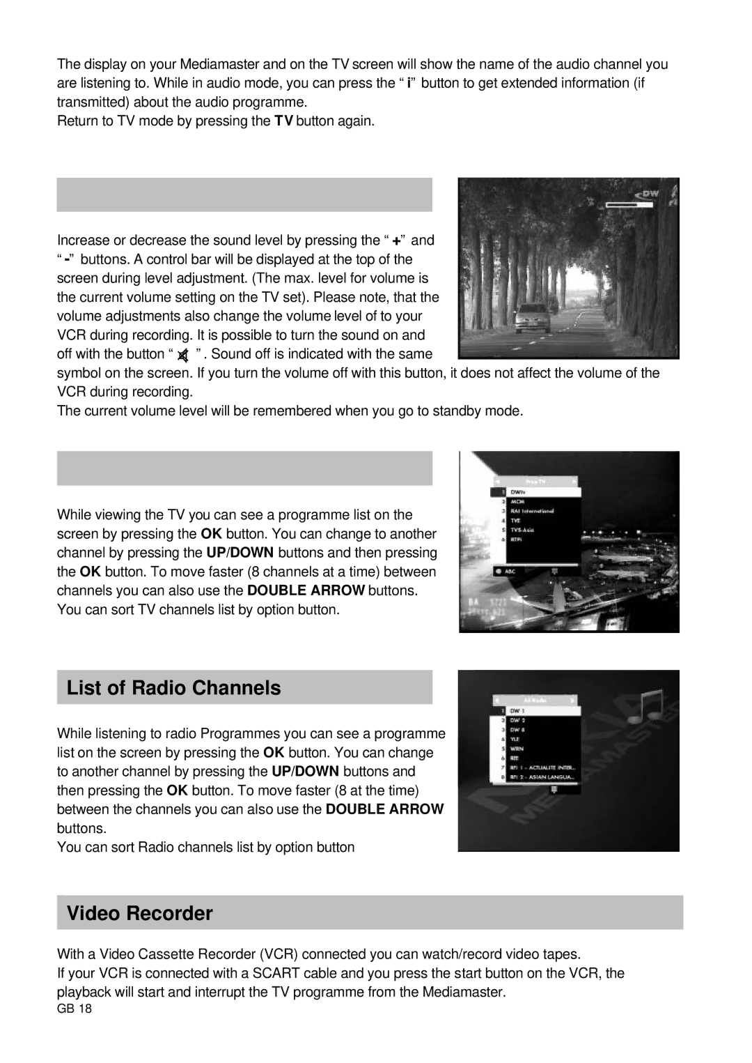 Nokia 9660S owner manual List of Radio Channels, Video Recorder 