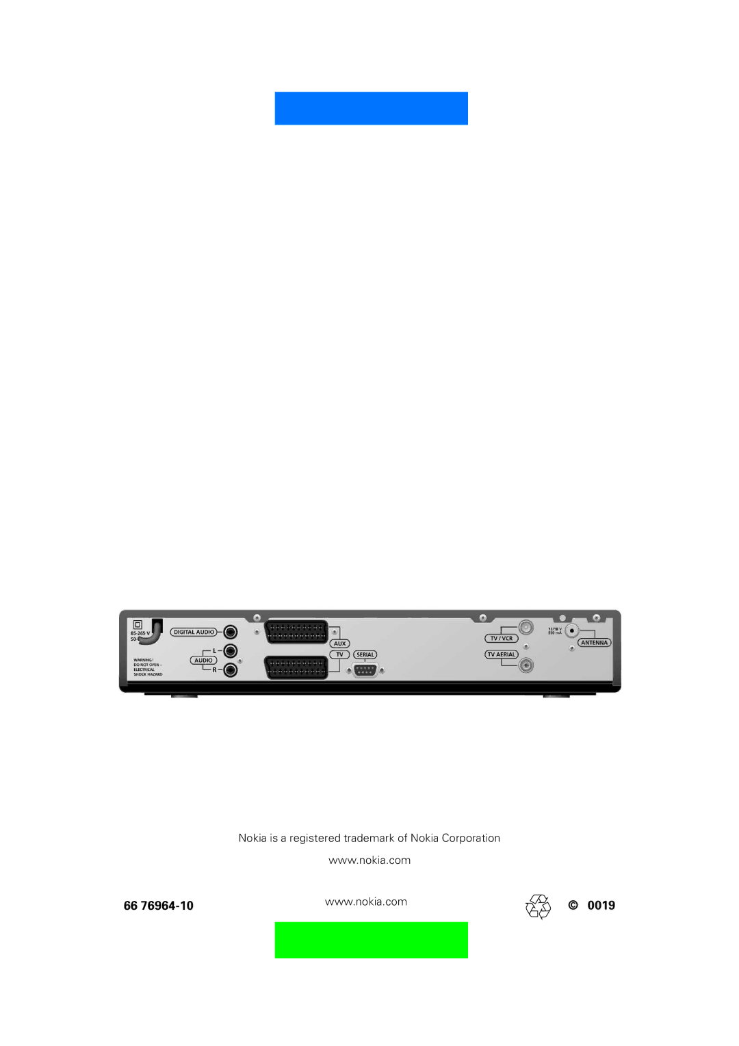 Nokia 9860 S owner manual 0019 