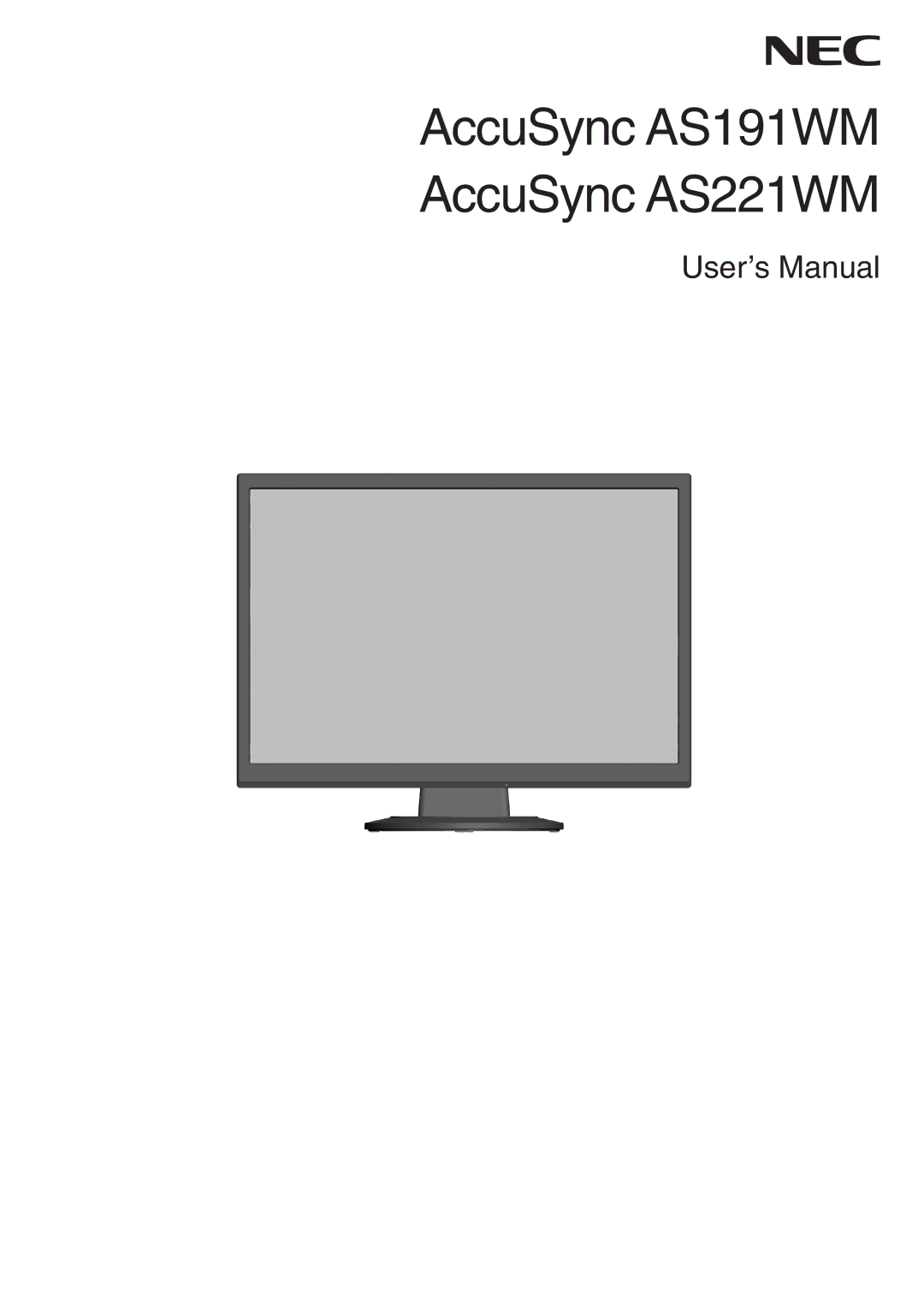 Nokia AS191WMBK user manual AccuSync AS191WM AccuSync AS221WM 