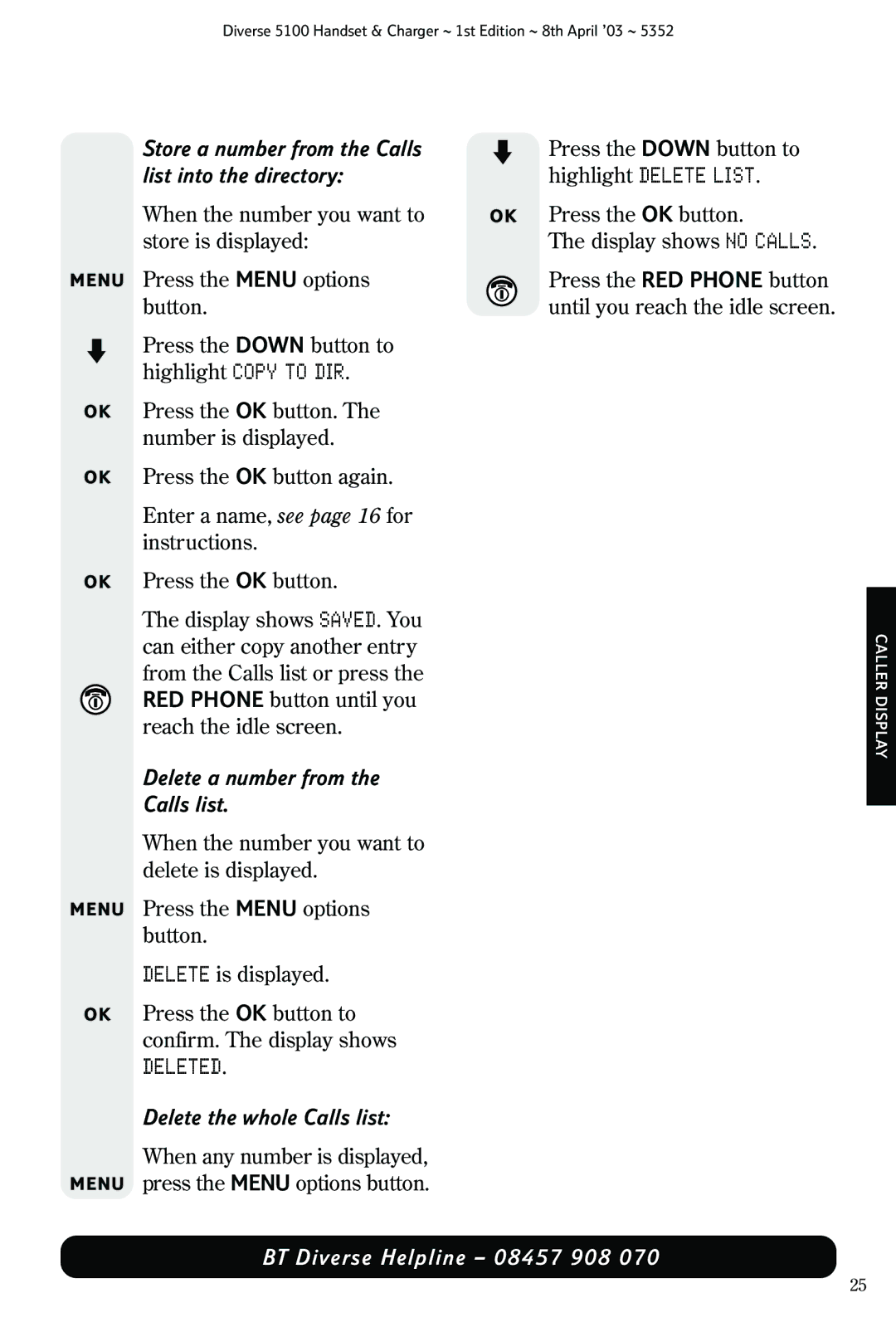 Nokia BT DIVERSE 5100 manual Deleted 