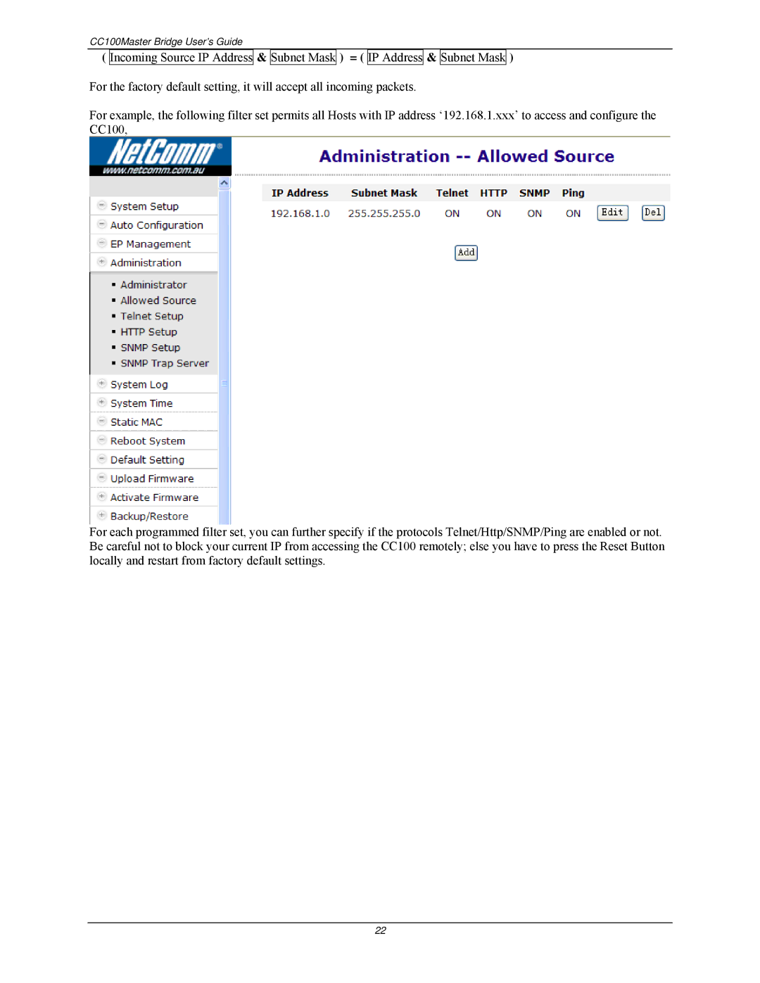 Nokia manual CC100Master Bridge User’s Guide 