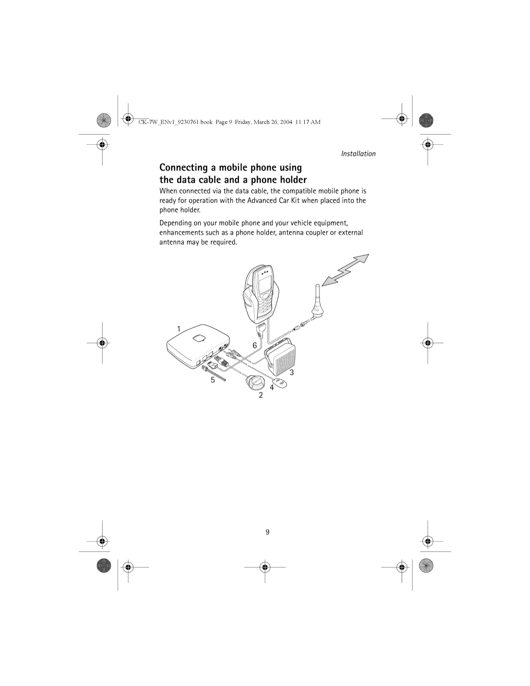 Nokia manual CK-7WENv19230761.book Page 9 Friday, March 26, 2004 1117 AM 