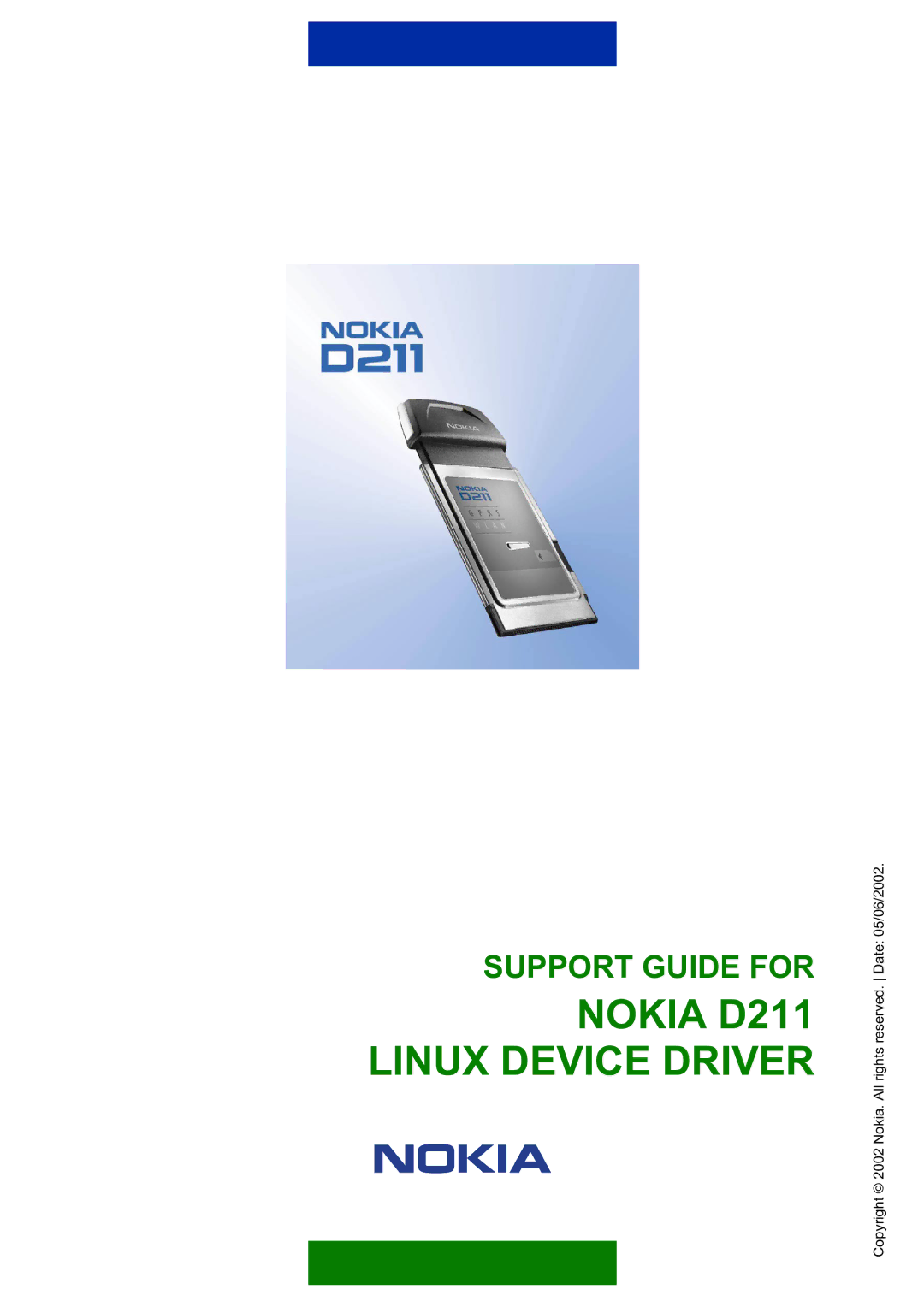 Nokia manual Nokia D211 Linux Device Driver 