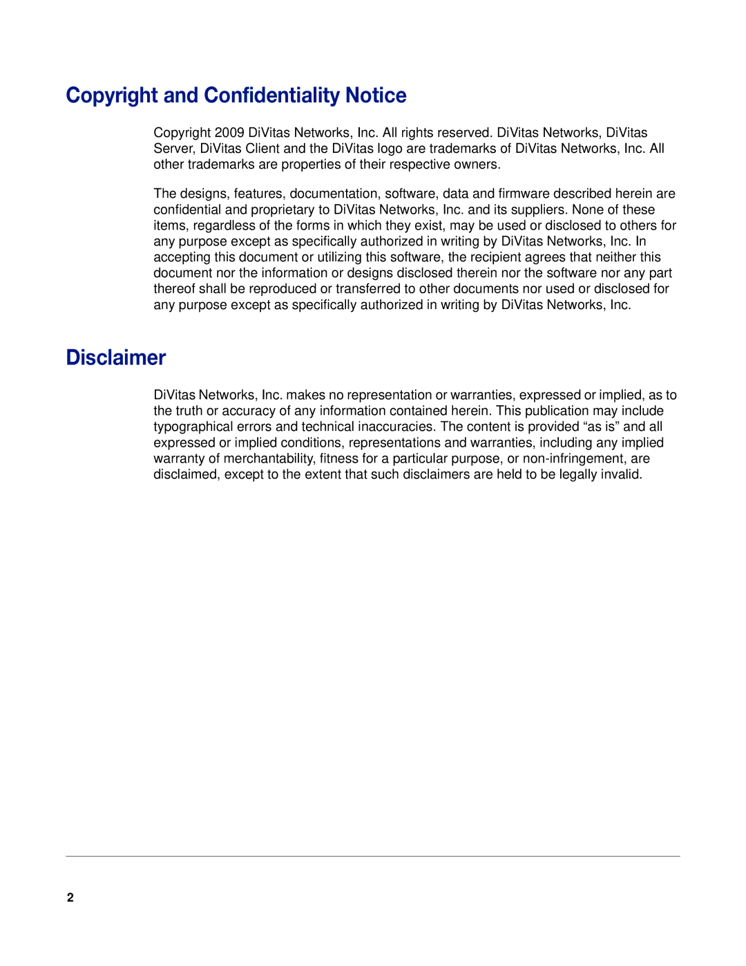 Nokia DOC-CLIENT-UG-207 manual Copyright and Confidentiality Notice, Disclaimer 