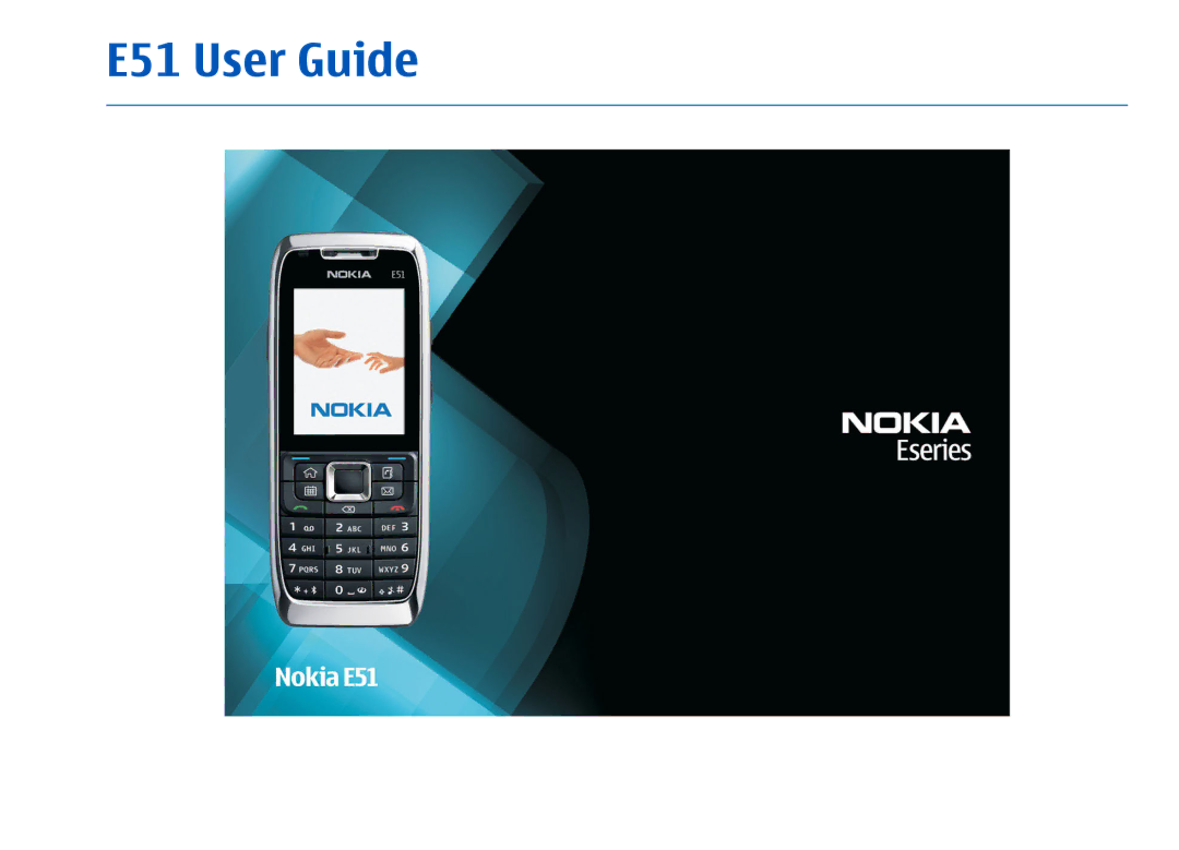 Nokia manual E51 User Guide 