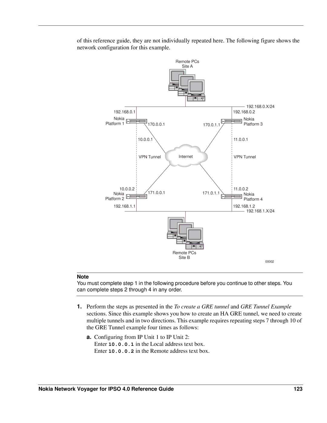 Nokia IPSO 4.0 manual Nokia Network Voyager for Ipso 4.0 Reference Guide 123 