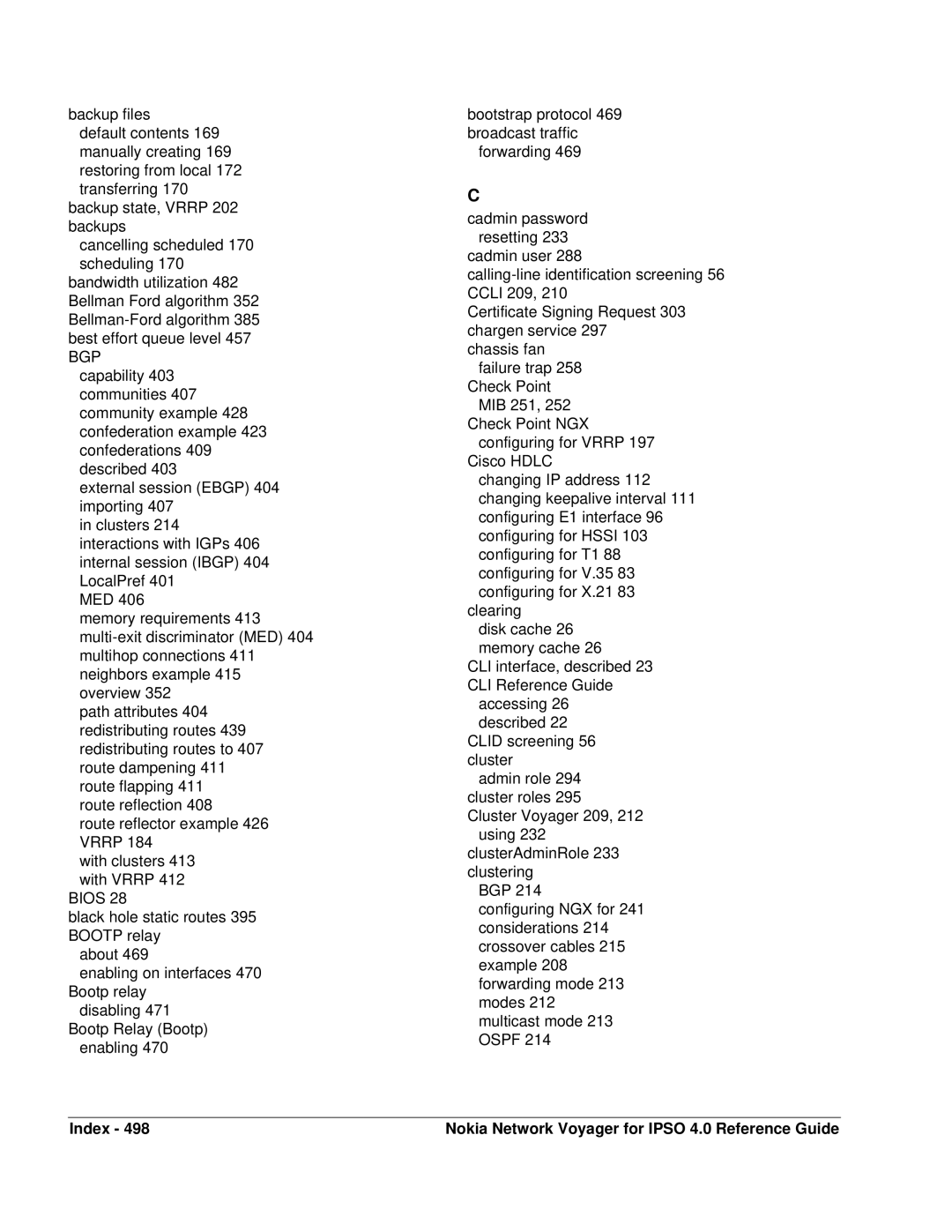 Nokia IPSO 4.0 manual Bios 