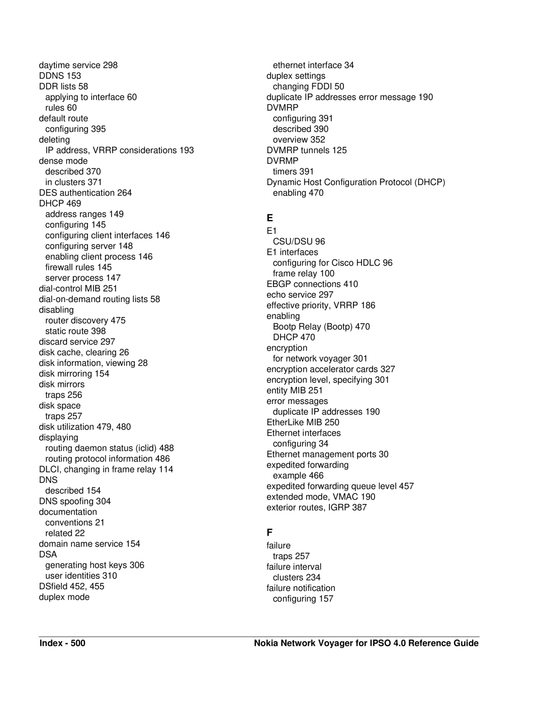 Nokia IPSO 4.0 manual Dsa 