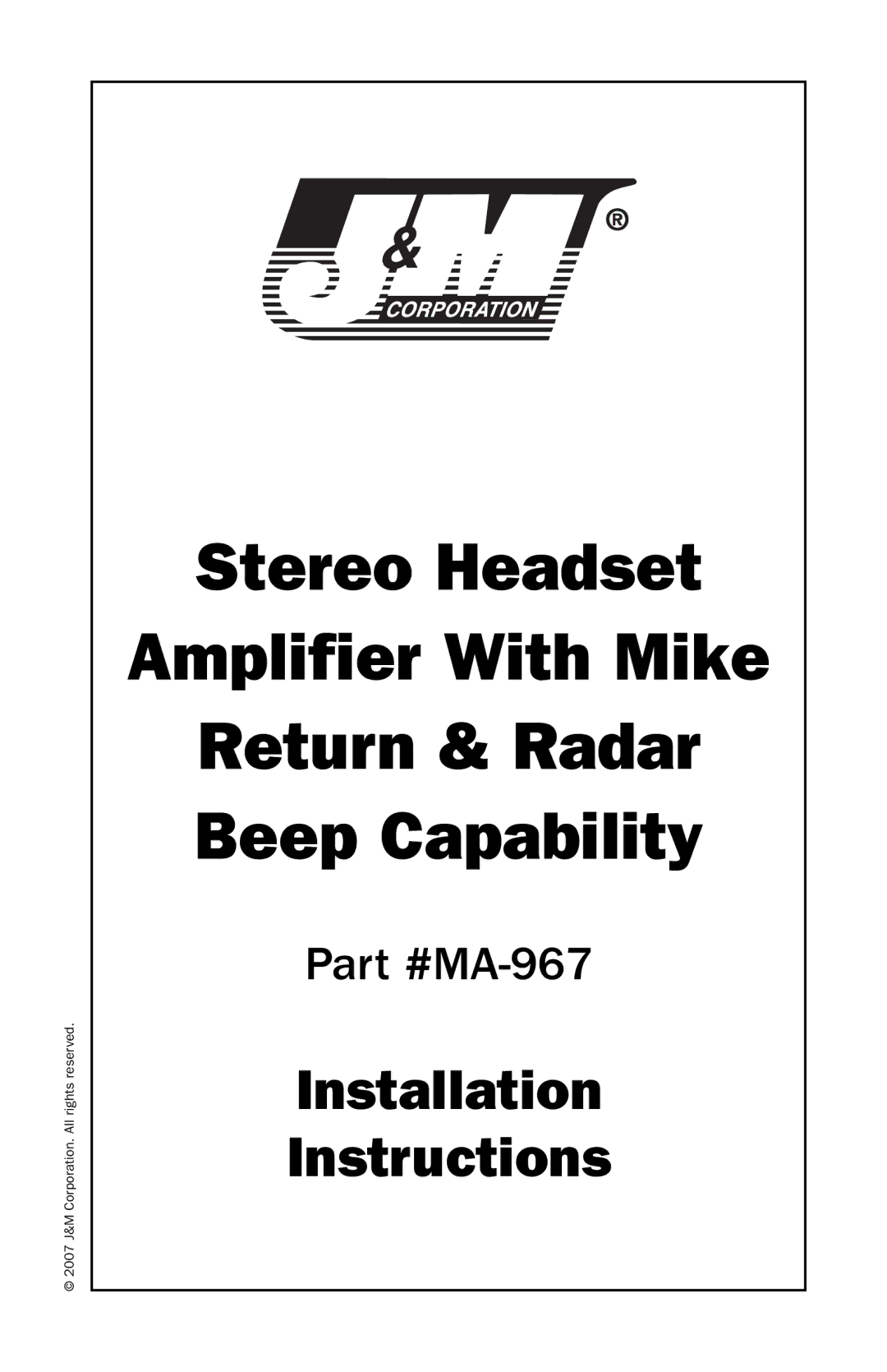 Nokia MA-967 installation instructions Installation Instructions 